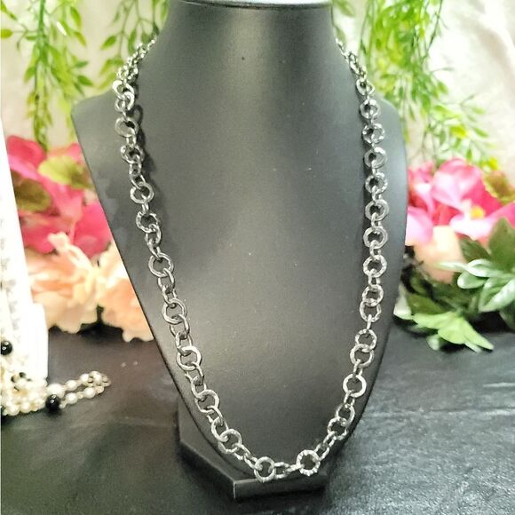 Black Diamond Smiley Face Necklace - Picture 11 of 17